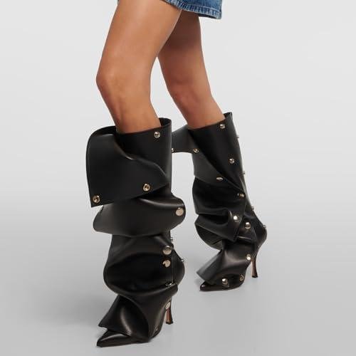 ARQA Womens Stiletto Heel Knee High Boots: The Ultimate Fall Fashion Statement