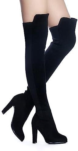 Our Hilarious Review of Shoe'N Tale Chunky Heel Thigh High Boots
