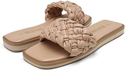 Strutting in Style: Review‌ of DREAM PAIRS Women's ‍Square⁢ Open Toe Slide Sandals