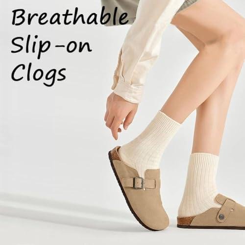 Step into Comfort with Our Review of Women's Suede Leather Clogs!
