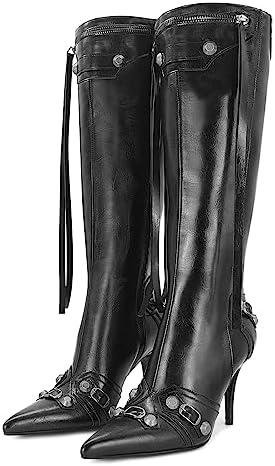 Review: Dive into Style with Dsevht Women's Stiletto Knee High ⁢Boots