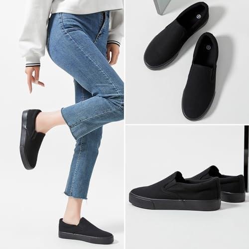 Surprised by ‌the Comfort: Women's Canvas​ Slip On Sneakers Review