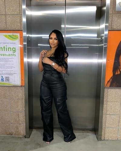 REASERAL PU ⁣Leather Jumpsuit: A Sexy Disaster Waiting to Happen!