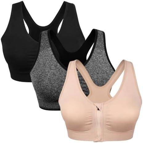 Review: WANAYOU Women's Zip ‌Front Sports‌ Bra - A Must-Have for ‌Bust ⁤Protection!