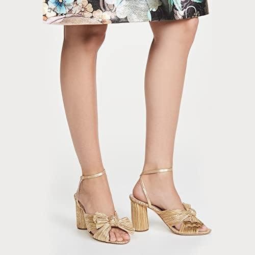 Hilarious Review of MICIFA Women's​ Bow Knot Heeled Sandals: Are These Shoes⁣ a Bride's Dream or Nightmare
