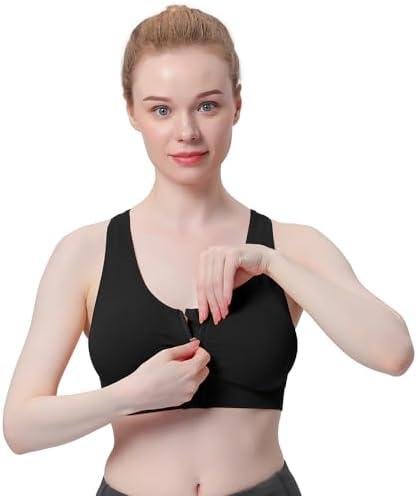 Review: WANAYOU Women's Zip Front Sports Bra - A Must-Have for Bust Protection!
