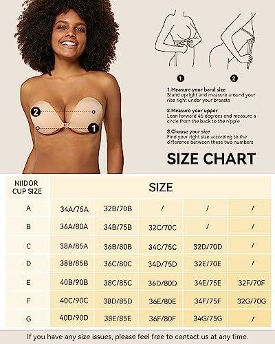 Our ⁣Favorite Invisible Adhesive Bra Review: Niidor Silicone Bra with Nipple Covers