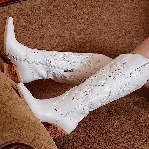 Step into Style with​ Pasuot Western Cowboy Boots: A Retro Chic Fall Must-Have!