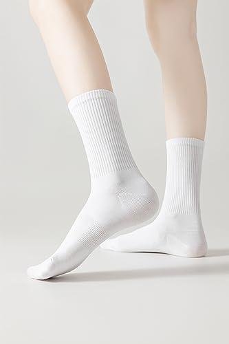 5 Pairs of Women's Cotton ⁣Crew ‌Socks Review: Comfort & Style for Every Season