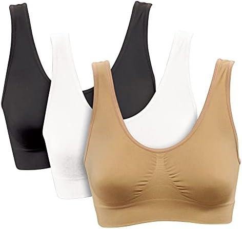 Essential Women's ⁢Wireless Bra Pack​ - Experience Comfort & Style