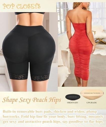 The Ultimate POP CLOSETS Butt Lifter Shapewear‌ Review - Curvy ⁢Confidence⁢ Boosters