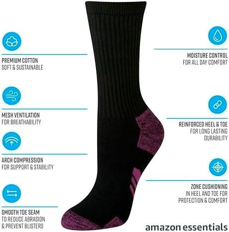Review: Amazon Essentials Women's Cushioned Athletic Crew Socks