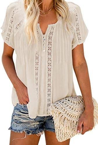 Review: Dokotoo‍ Women's V​ Neck ⁤Lace Crochet Blouse - Must-Have Fashion Staple for‍ Every Occasion!