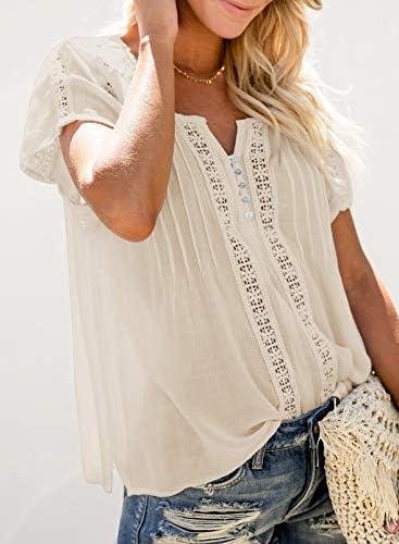 Review: Dokotoo Women's V Neck Lace Crochet Blouse - Must-Have⁢ Fashion Staple for Every ⁢Occasion!