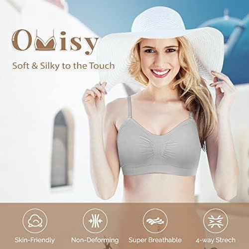 Upgrade Your Comfort with Omisy Padded Bralette Cami Bra - A‍ Must-Have Addition ‍to Your Wardrobe!