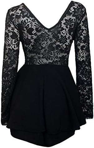 Review: eVogues Plus Size ​Lace Overlay Romper Dress Fit Guide