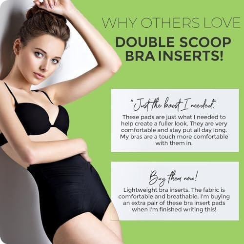Double Scoop Bra Inserts Review: Instant Cleavage, Boost Confidence!