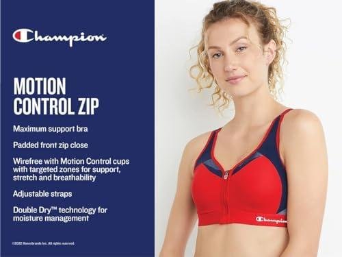 Ultimate Support:‌ Champion Women's Zip High-Impact Sports Bra Review
