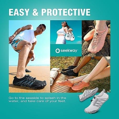 SEEKWAY Water Shoes Review: Stylish Barefoot Aqua Socks for Beach & More