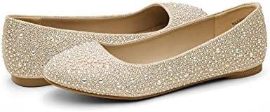 Glittering Elegance: Our Review of DREAM PAIRS Rhinestone Ballet Flats