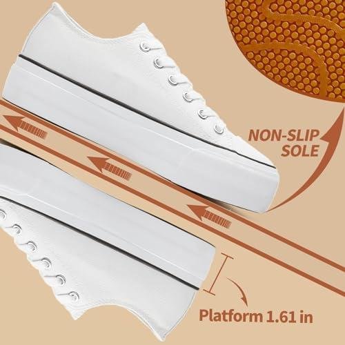 Rominz Women's Platform Sneakers Review: Stylish & ‍Comfortable Lace-Up Shoes