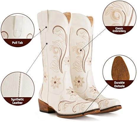 We Found The Best Cowboy Boots For Women: IUV Mid Calf Western Boots Review