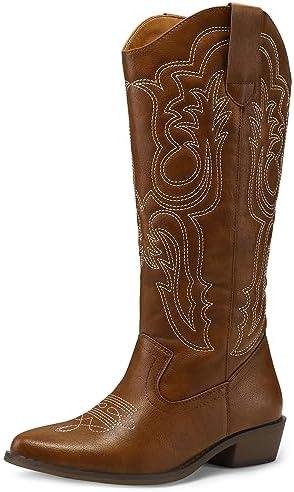 Review: mysoft Women's Embroidered Cowboy Boots - Comfortable & ​Stylish!