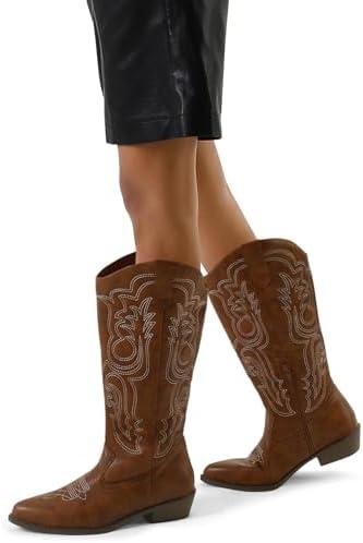 Review: mysoft⁤ Women's Embroidered Cowboy Boots - Comfortable & Stylish!