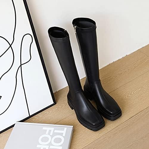 Unleash Your Style with vivianly Chunky ⁤Heel Knee High ⁣Boots!