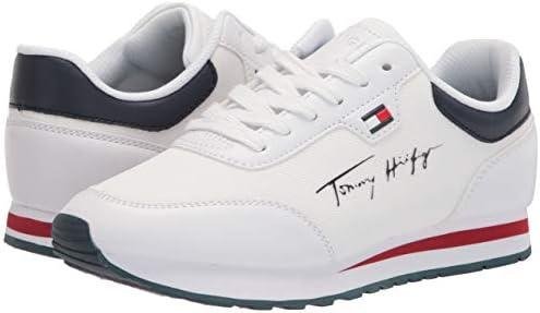 Review: Tommy Hilfiger Women's Twlaces Sneaker ⁢-‍ Classic Logo White/Navy 7.5 US
