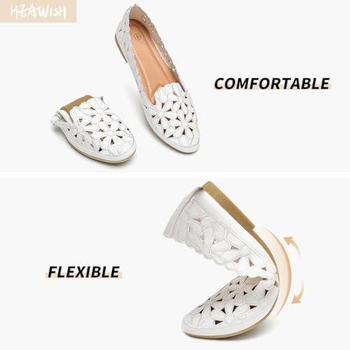 Stylish Review: HEAWISH Women's Floral Ballet Flats