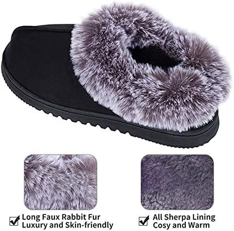 Cozy Fuzzy Memory Foam Slippers: A Luxurious Indoor/Outdoor Treat