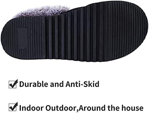 Cozy Fuzzy Memory Foam Slippers: A Luxurious Indoor/Outdoor Treat
