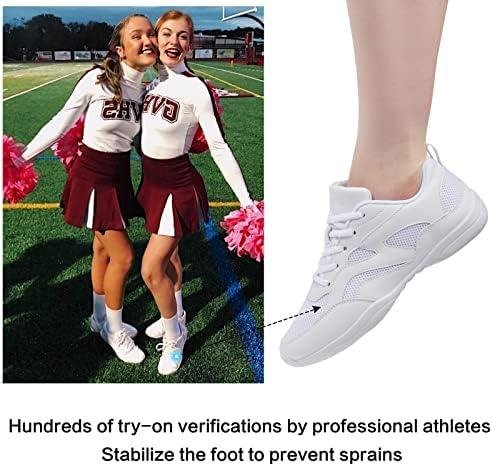 Top Picks: Youth Girls White Cheer Shoes Review - Perfect for Cheerleading and​ Dance