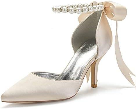 Review: Women's Pearl White Wedding Shoes - Elegant & Stylish‌ High Heels