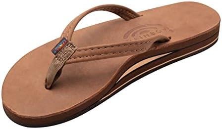 Step into Comfort with Rainbow Sandals Women’s Double Layer Leather Sandals!