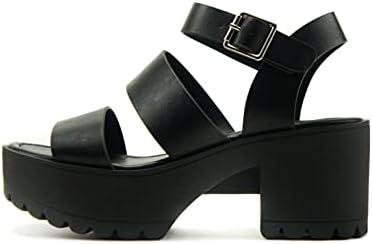 Step into Style with Soda Shoes’ ‘ACCOUNT’ Block Heel Sandals!