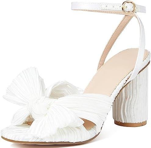 Lovee Cosee Women’s Bow Knot Heeled Sandals: A Bride’s Dream Come True!