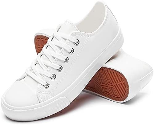 Waluzs Shoes Review: Women’s White PU Leather Sneakers – Stylish, Comfortable, and Perfect for Any Adventure!