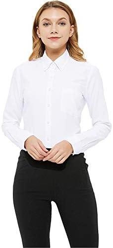 MGWDT Women’s Button Down Shirt Review: Classic-Fit Cotton Blouse – Curious Take