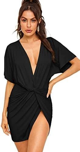 Reviewing the Floerns Women’s Deep V Neck Party Dress