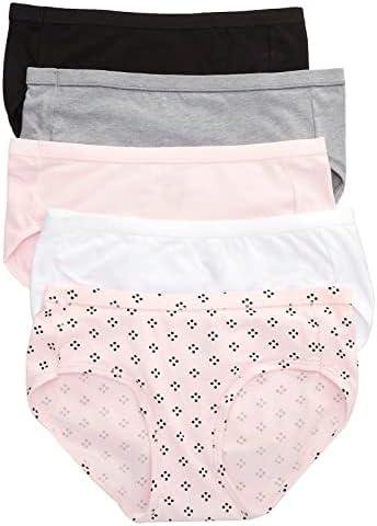 Experience Ultimate Comfort with Hanes Hipster Panties 5-Pack!