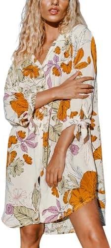 Feel Beautiful in the CUPSHE Women Shirt Cover Up Dress: A Vacation Must-Have