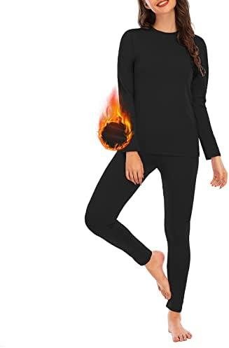 Stay Warm and Cozy with American Trends Womens Thermal Underwear Set!