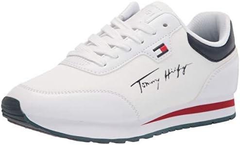 Review: Tommy Hilfiger Women’s Twlaces Sneaker – Classic Logo White/Navy 7.5 US