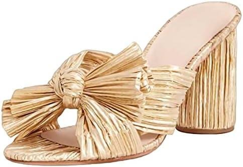 MICIFA Women’s Bow Heeled Sandals: A Stylish and Comfortable Choice for Every Bride